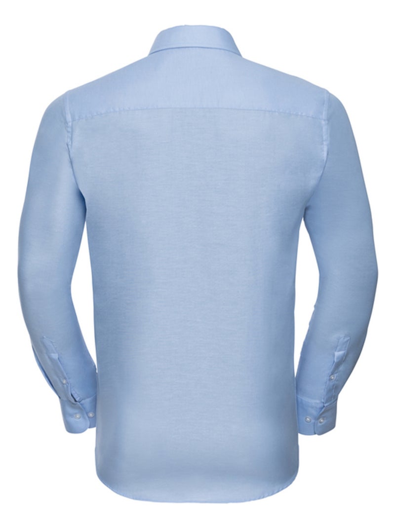 Russell Collection - Chemise manches longues Bleu - Kiabi