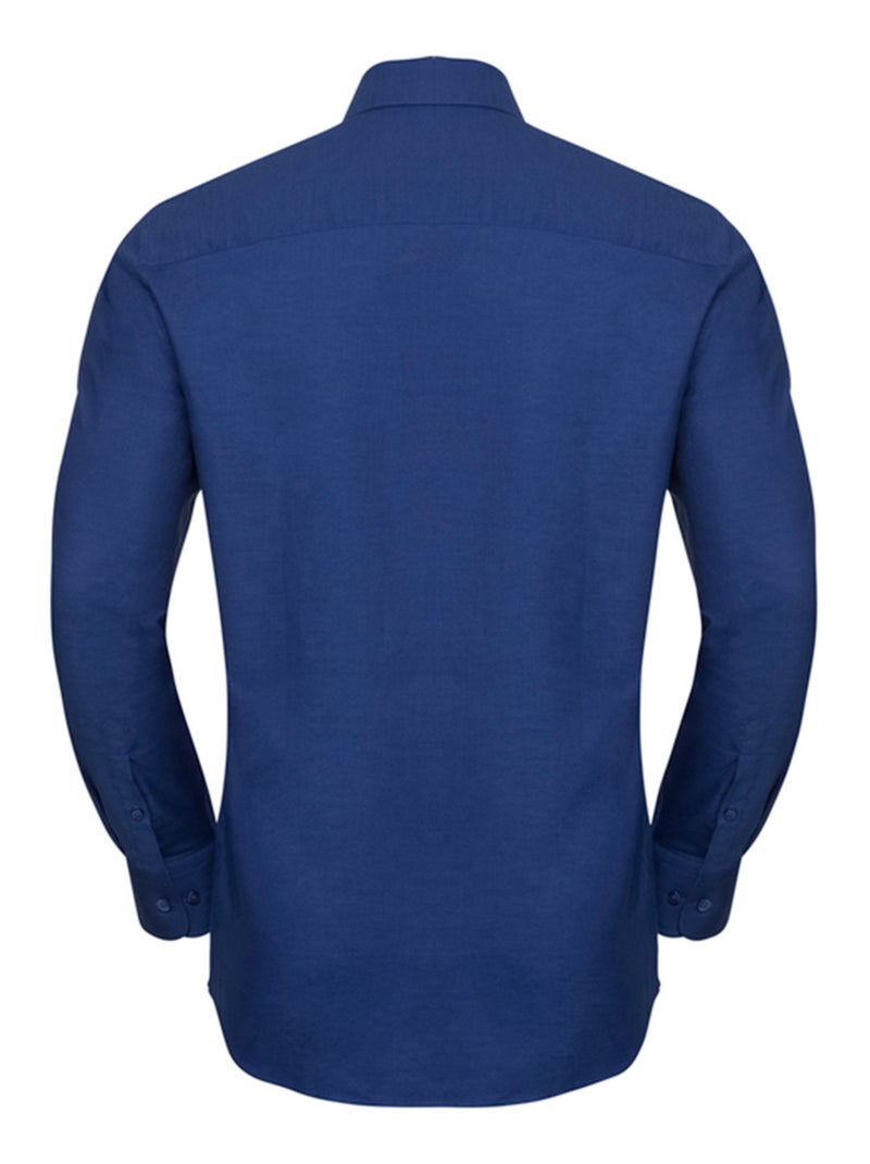 Russell Collection - Chemise manches longues Bleu marine - Kiabi