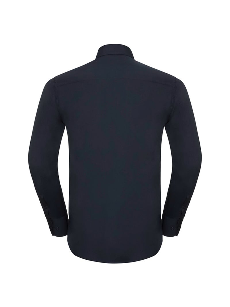 Russell Collection - Chemise manches longues Bleu marine - Kiabi