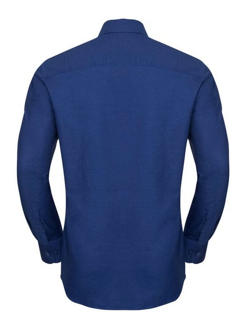 Russell Collection - Chemise manches longues Bleu roi - Kiabi