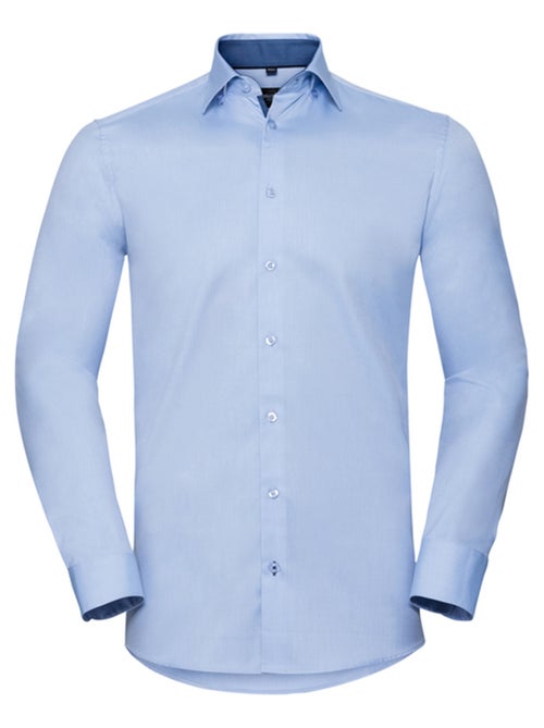 Russell Collection - Chemise manches longues motif/style Contrasté - Kiabi