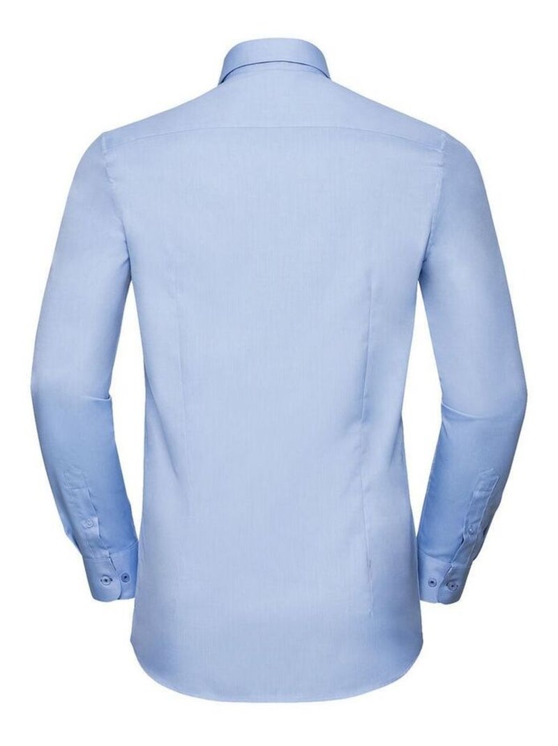 Russell Collection - Chemise motif/style Contrasté Bleu clair - Kiabi