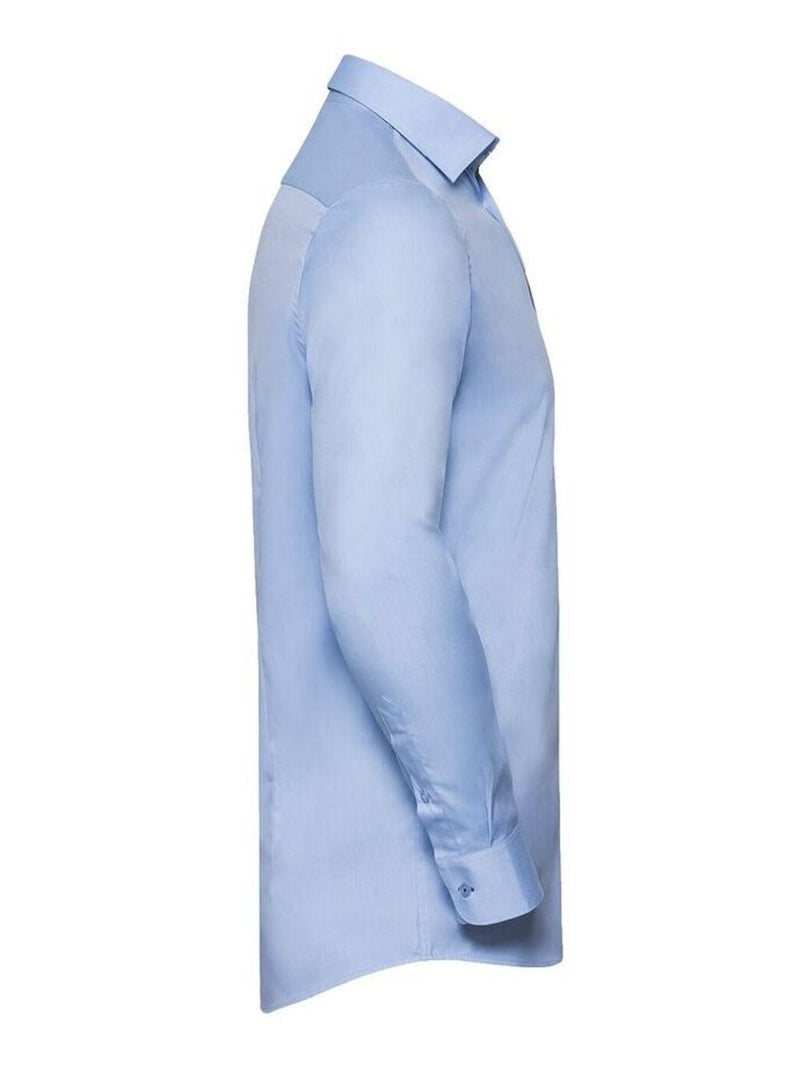 Russell Collection - Chemise motif/style Contrasté Bleu clair - Kiabi