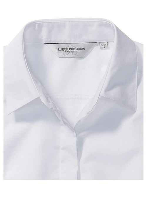 Russell Collection - Chemisier à manches longues en popeline - Kiabi