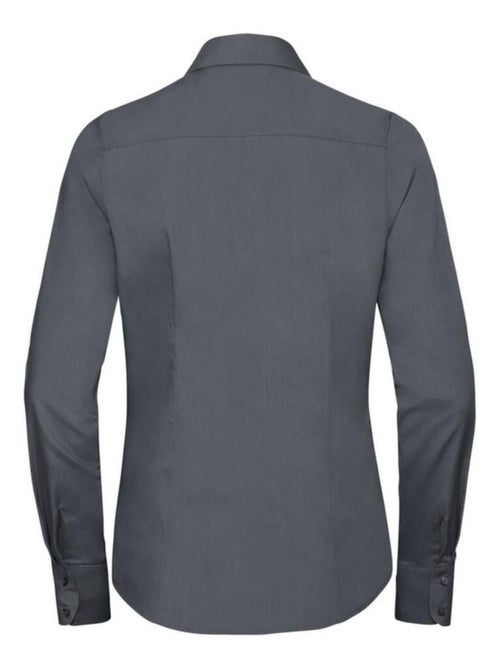 Russell Collection - Chemisier à manches longues en popeline - Kiabi