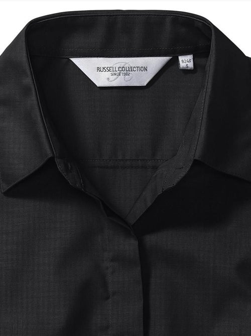 Russell Collection - Chemisier à manches longues en popeline - Kiabi