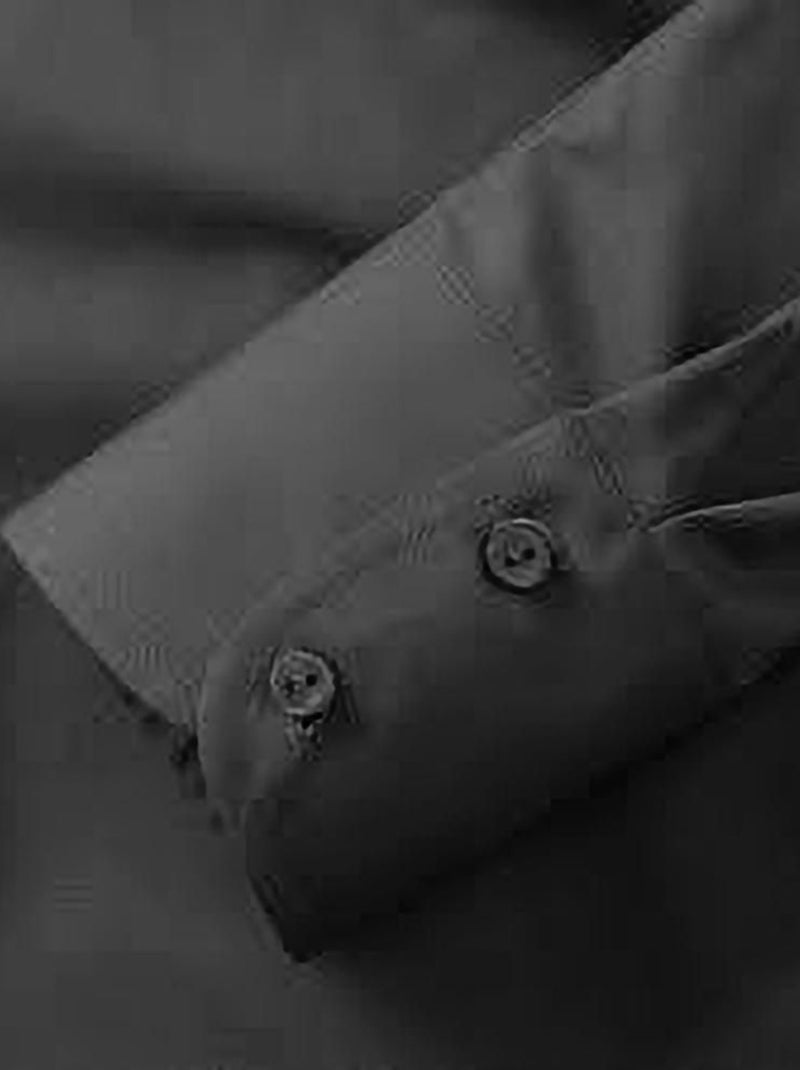 Russell Collection - Chemisier à manches longues en popeline Noir - Kiabi