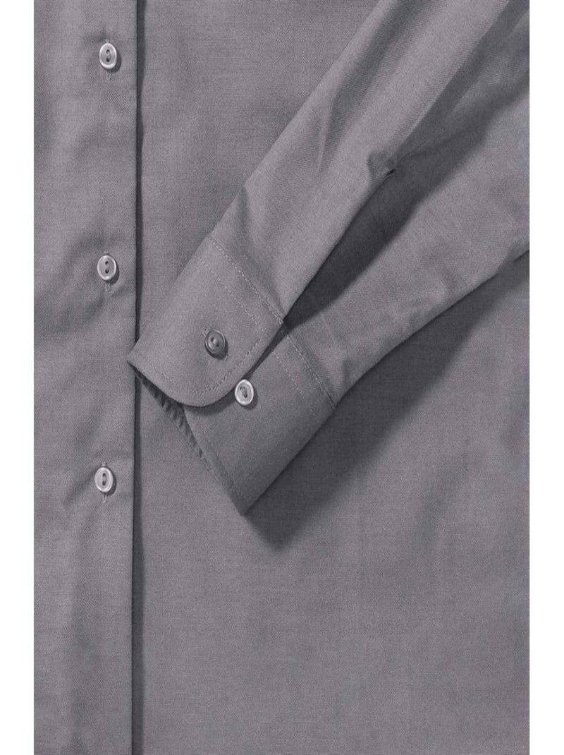 Russell Collection - Chemisier à manches longues Gris Argenté - Kiabi