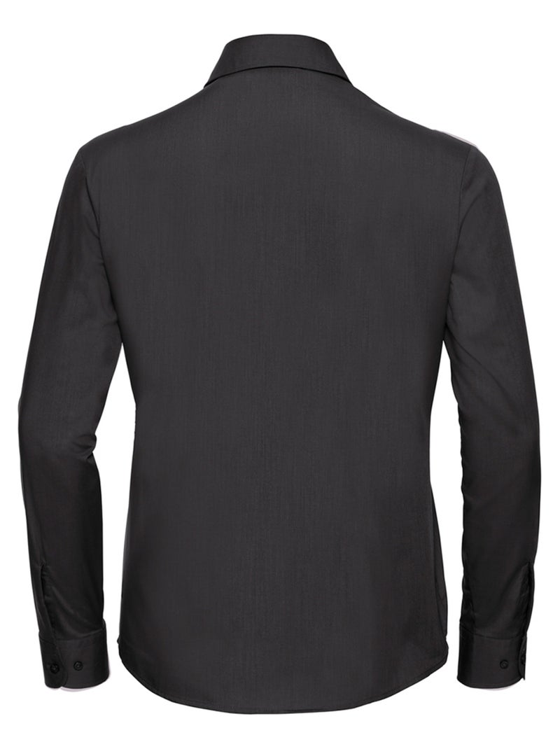 Russell Collection - Chemisier CLASSIC Noir - Kiabi