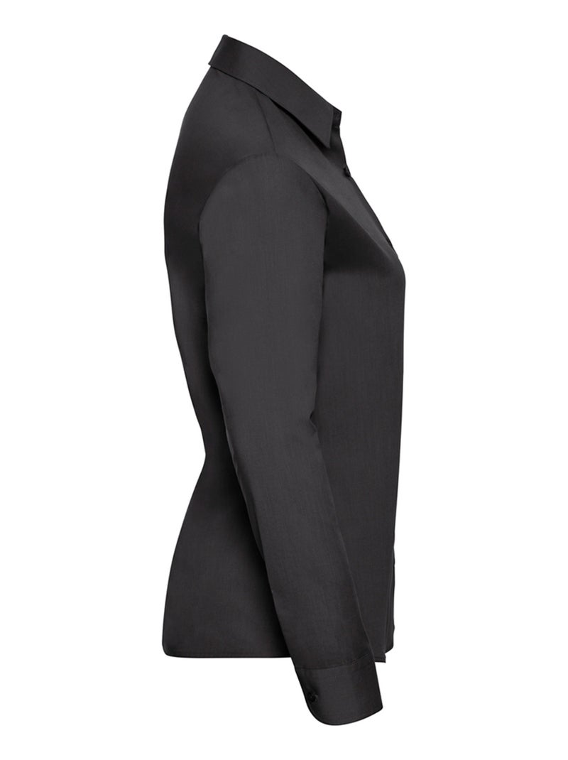 Russell Collection - Chemisier CLASSIC Noir - Kiabi