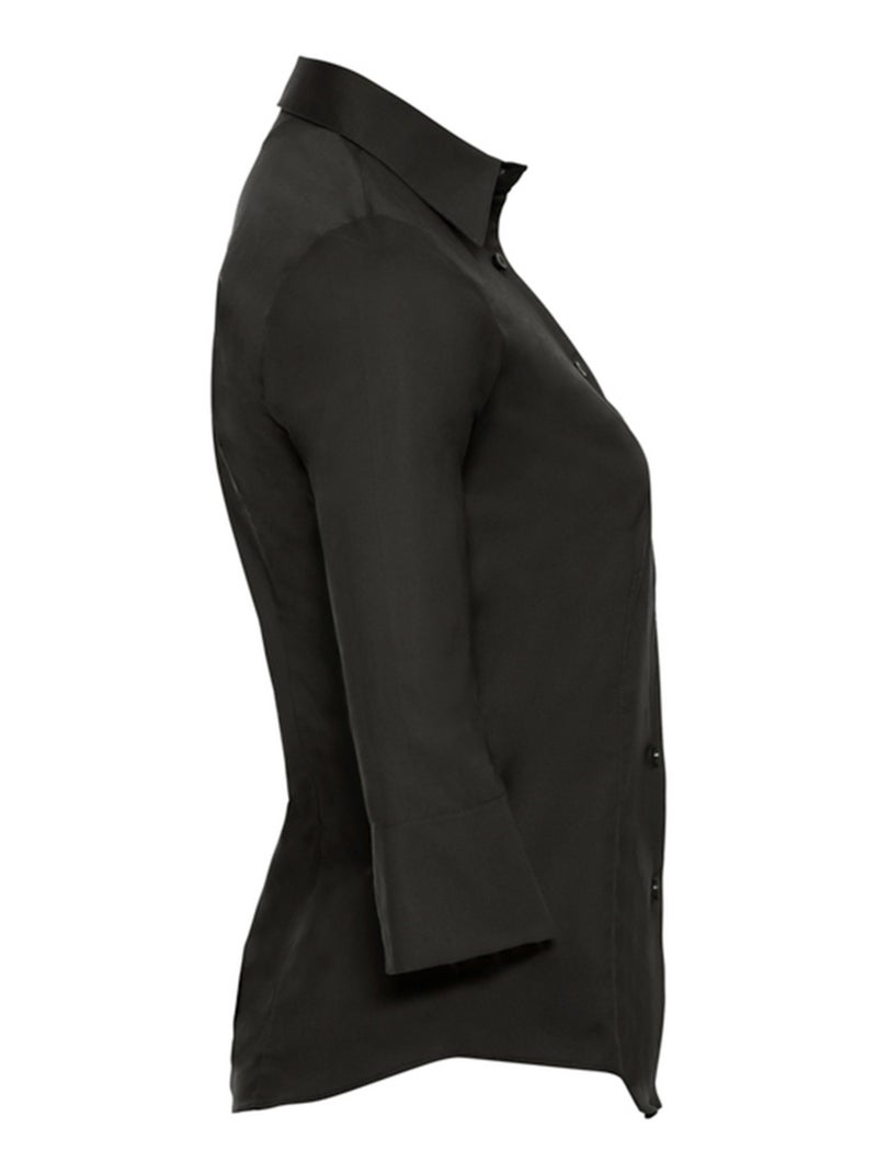 Russell Collection - Chemisier manches ¾ Noir - Kiabi