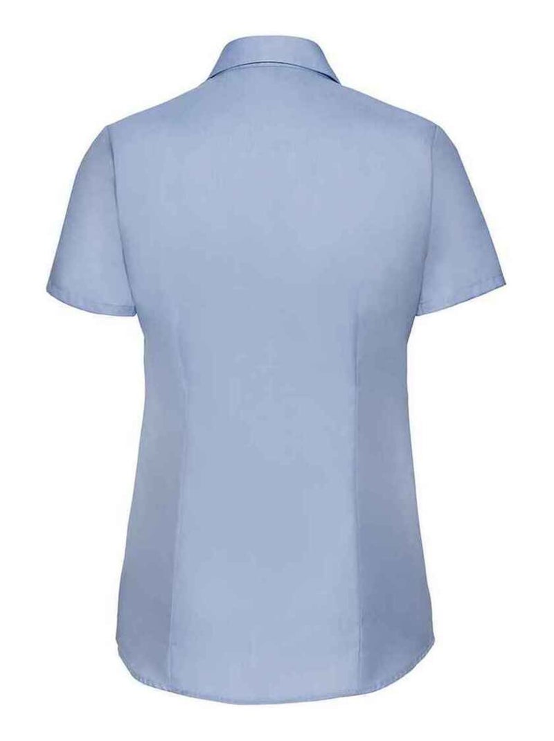 Russell Collection - Chemisier manches courtes Bleu clair - Kiabi