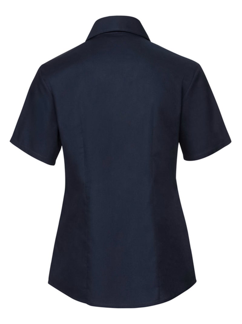 Russell Collection - Chemisier manches courtes CLASSIC Bleu marine - Kiabi