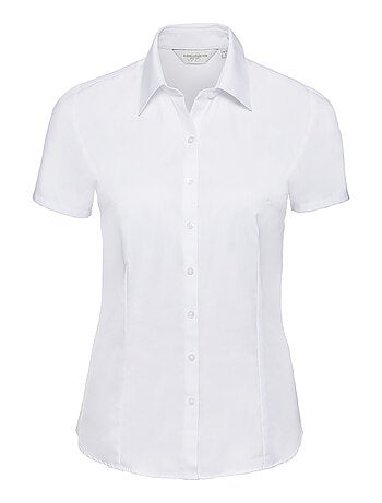 Russell Collection - Chemisier manches courtes motif/style uni