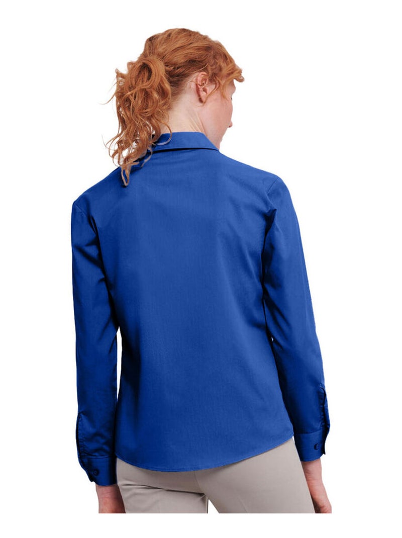 Russell Collection - Chemisier manches longues Bleu roi - Kiabi