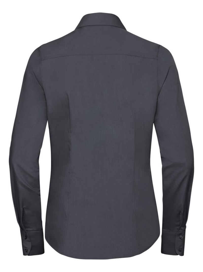 Russell Collection - Chemisier manches longues Gris foncé - Kiabi