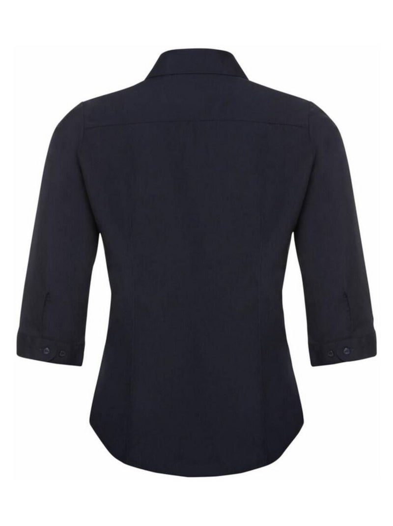 Russell Collection - Chemisier manches trois-quart Bleu marine - Kiabi