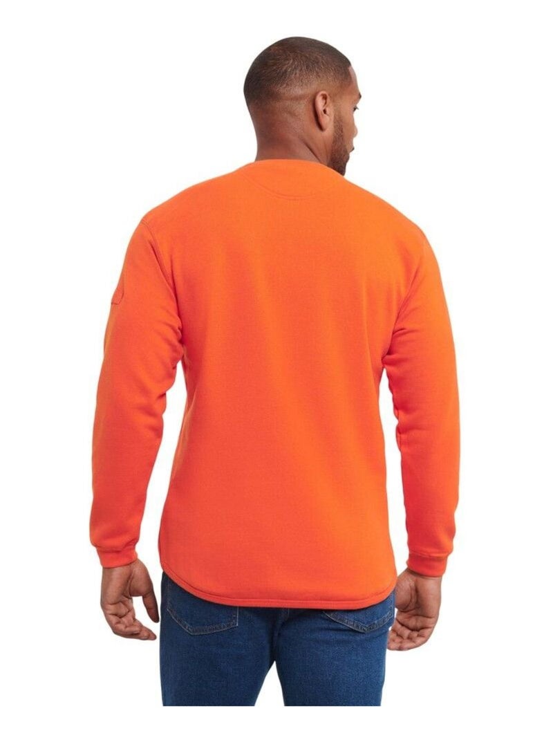 Russell Collection - Sweat travail Orange - Kiabi
