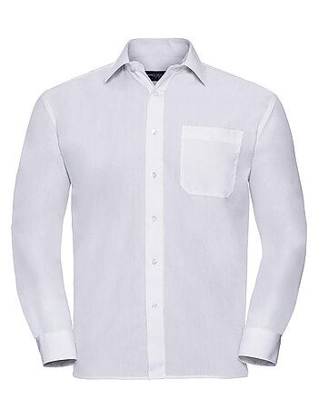 Russell Collection Chemise à manches longues pour hommes