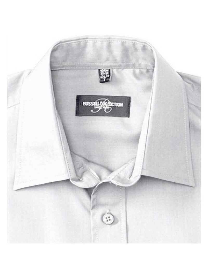 Russell Collection Chemise à manches longues pour hommes Blanc - Kiabi