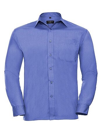 Russell Collection Chemise à manches longues pour hommes