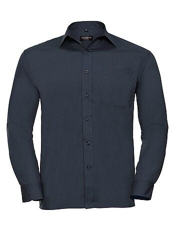 Russell Collection Chemise à manches longues pour hommes