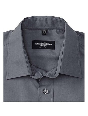 Russell Collection Chemise à manches longues pour hommes