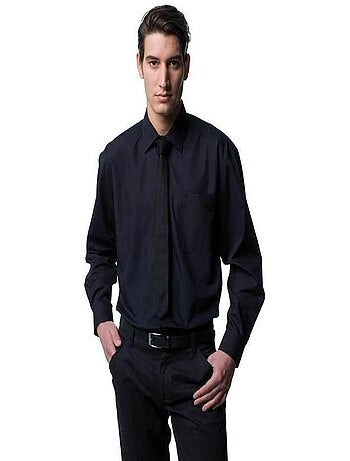 Russell Collection Chemise à manches longues pour hommes