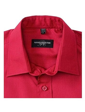 Russell Collection Chemise à manches longues pour hommes
