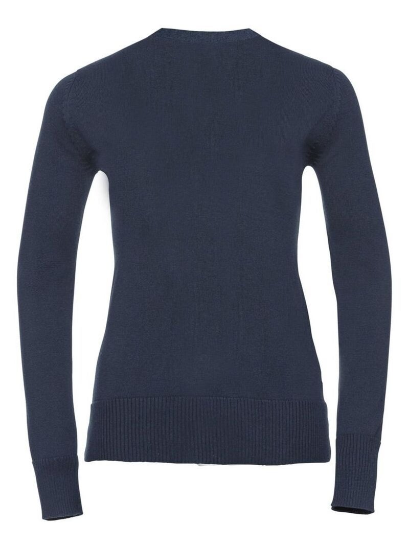 Russell Collection Ladies/Womens - Cardigan en tricot à col en V Bleu marine - Kiabi