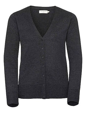 Russell Collection Ladies/Womens - Cardigan en tricot à col en V