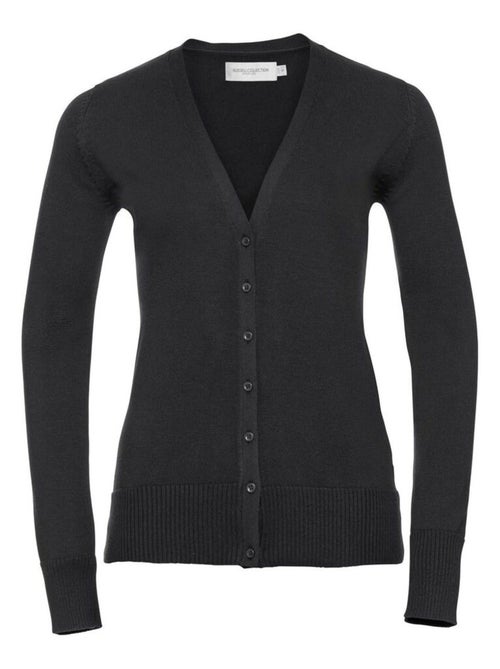 Russell Collection Ladies/Womens - Cardigan en tricot à col en V - Kiabi