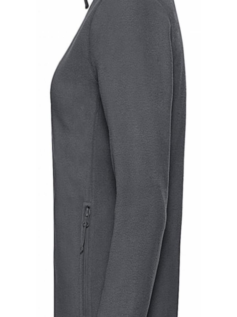 Russell Colours Ladies Full Zip Outdoor Fleece Jacket (veste polaire d'extérieur à fermeture éclair) Gris - Kiabi