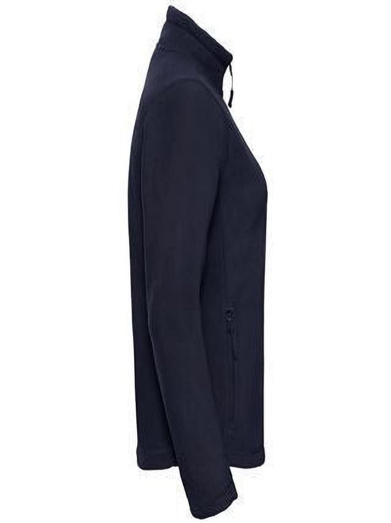 Russell Colours Ladies Full Zip Outdoor Fleece Jacket (veste polaire d'extérieur à fermeture éclair) Noir - Kiabi