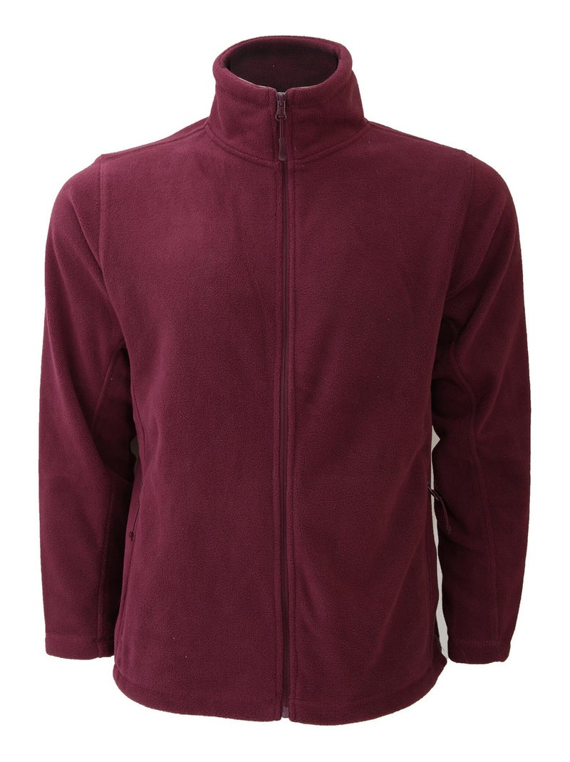 Russell Jerzees Colours - Veste polaire à fermeture zippée Bordeaux - Kiabi