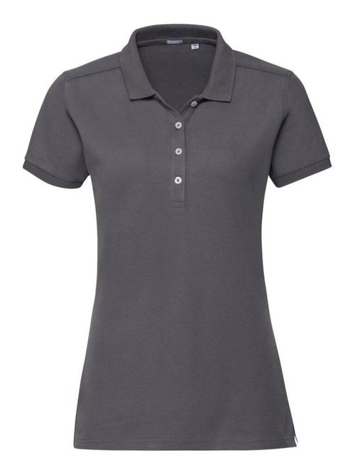 Russell Polo à manches courtes en stretch pour femmes/femmes - Kiabi