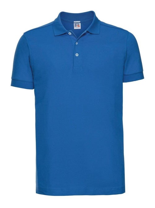 Russell Polo à manches courtes en stretch pour hommes - Kiabi