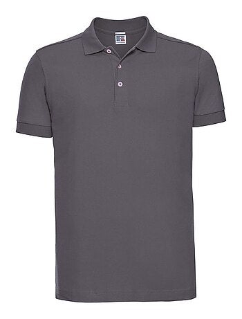 Russell Polo à manches courtes en stretch pour hommes