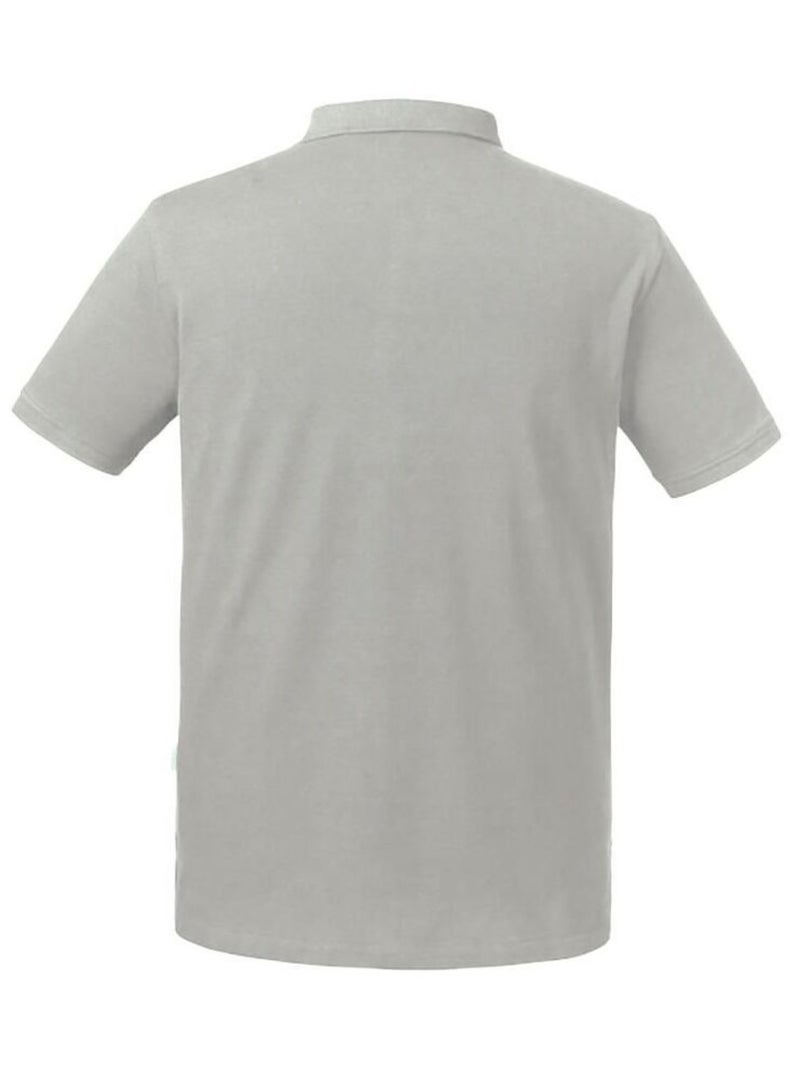 Russell Polo Hommes Pure Organic Gris - Kiabi