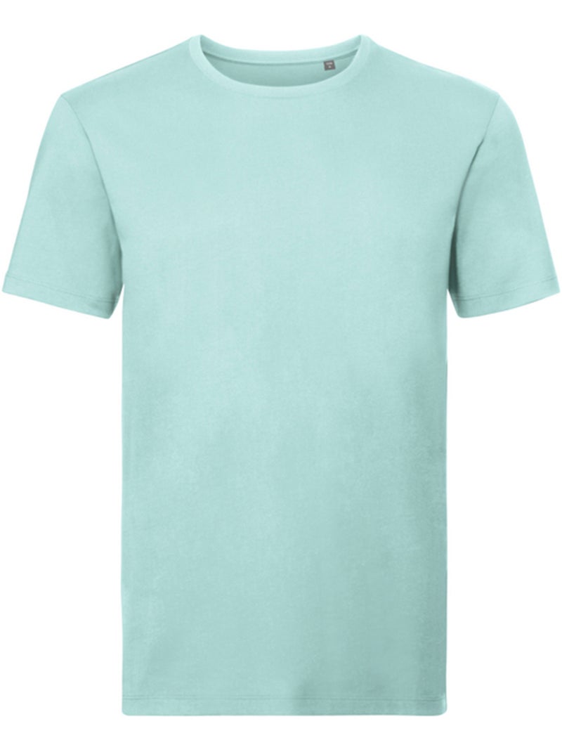 Russell Pure Organic - T-shirt Bleu turquoise - Kiabi
