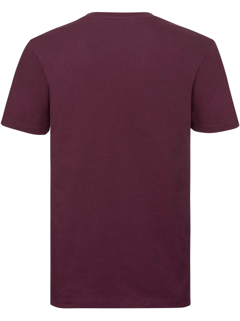 Russell Pure Organic - T-shirt Bordeaux - Kiabi