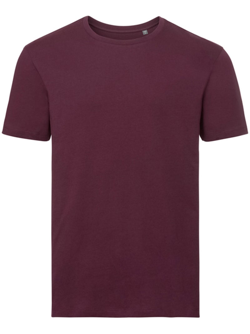 Russell Pure Organic - T-shirt Bordeaux - Kiabi