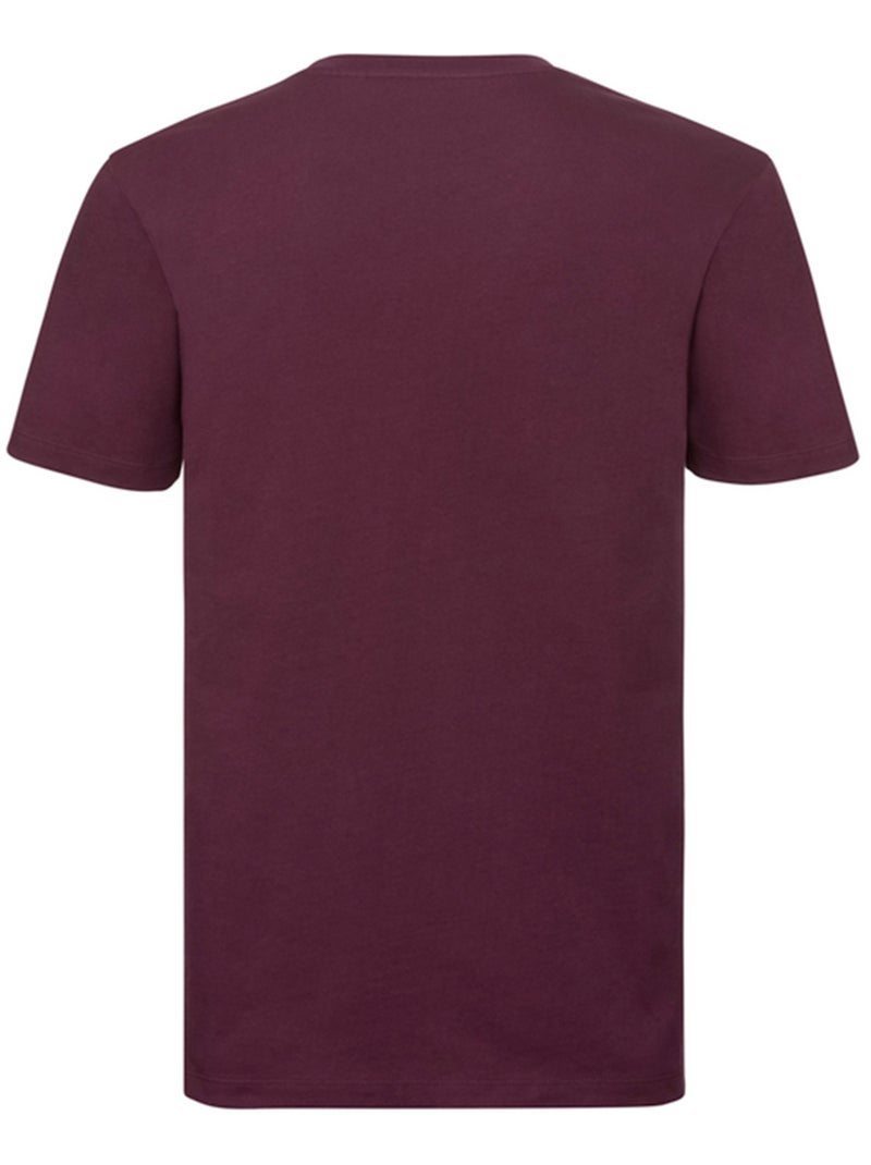 Russell Pure Organic - T-shirt Bordeaux - Kiabi