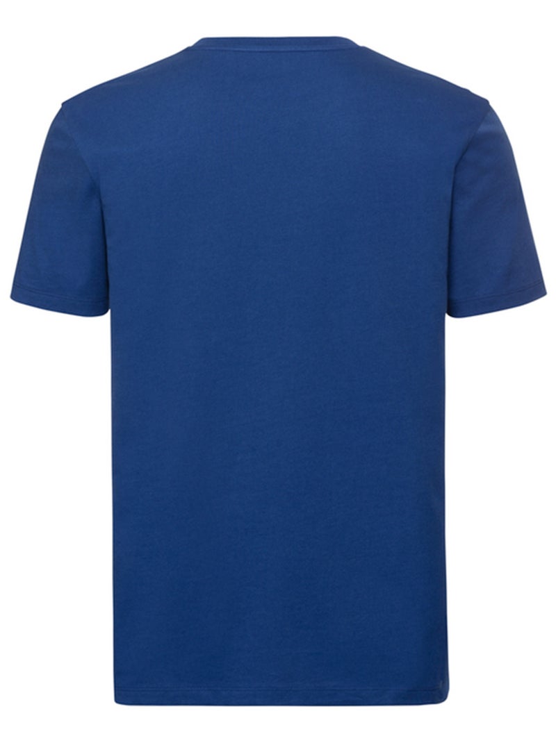 Russell Pure Organic - T-shirt motif/style uni Bleu roi - Kiabi