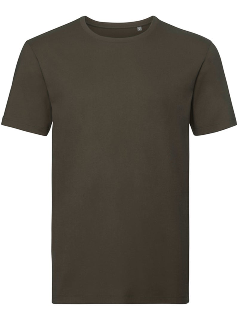 Russell Pure Organic - T-shirt Vert olive - Kiabi