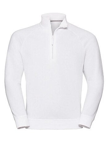 Russell Sweat-shirt authentique à quart de fermeture éclair pour hommes