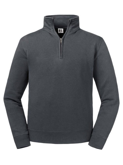 Russell Sweat-shirt authentique à quart de fermeture éclair pour hommes - Kiabi