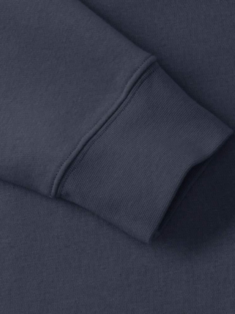 Russell Sweat-shirt authentique pour hommes (coupe plus fine) Bleu marine - Kiabi