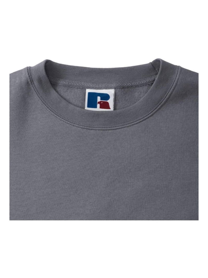 Russell Sweat-shirt authentique pour hommes (coupe plus fine) Gris foncé - Kiabi