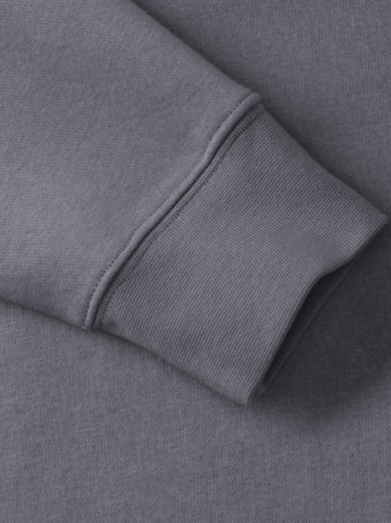 Russell Sweat-shirt authentique pour hommes (coupe plus fine) Gris foncé - Kiabi